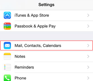 Email Ios 01 Mail Contacts Calendars