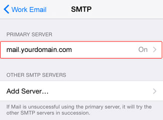 Email Ios 12 Smtp