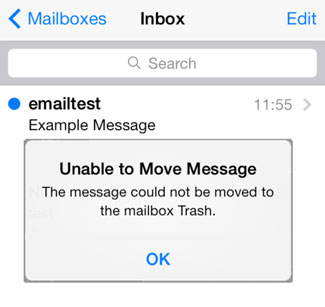 Email Ios Trash 01 Unable Move
