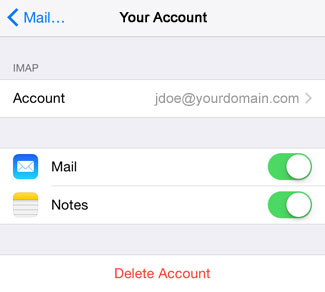 Email Ios Trash 04 Tap Account